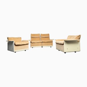 Highback Sofa 620 & Armlehnstühle 620 von Dieter Rams für Vitsoe, Deutschland, 1960er, 3er Set