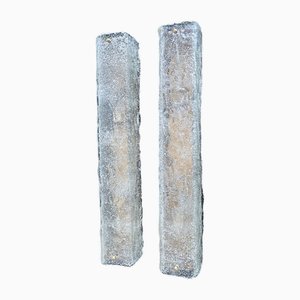 Apliques grandes de cristal de Murano de Hillebrand Lighting. Juego de 2