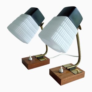 Moderne Dänische Vintage Tischlampen, 2er Set