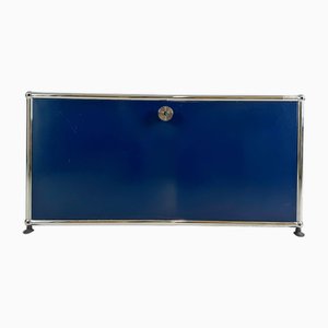 Sideboard Coffee Table in Steel Blue by Fritz Haller for Usm Haller