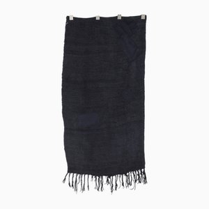 Tapis Anatolien en Chanvre Noir, 1960