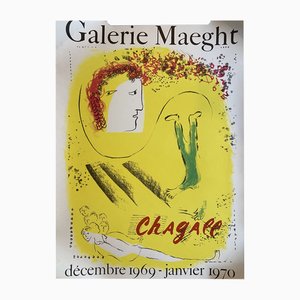 Exhibition Lithograph Poster after Marc Chagall, 1969
