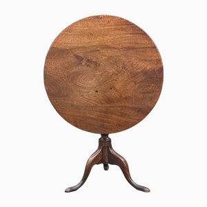 George III Dreibeiniger George III Tisch aus Mahagoni, 1790
