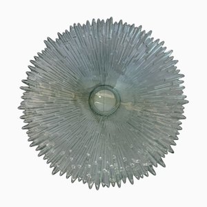 Centrotavola in vetro ghiacciato di Tapio Wirkkala, Scandinavia, anni '70