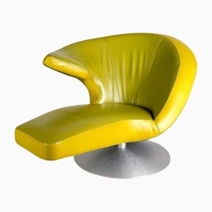 Parabolica Armchair in Green by Stefan Heiliger for Leolux