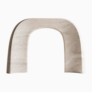 Travertino Classico Shan Marmor Konsole von Serafini
