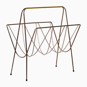 Portariviste vintage in metallo, Scandinavia, anni '60