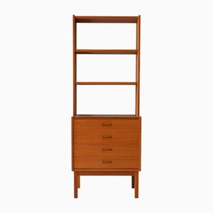 Vintage Scandinavian Bookcase with Drawers, 1960s