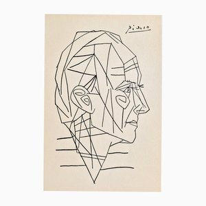 Pablo Picasso, A Poem in Every Book Poster von Paul Eluard, 1956, Lithographie