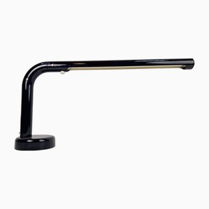Vintage Tube Desk Lamp in Black by Anders Pehrson for Atelje Lyktan, 1970s