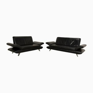Rossini Leder Sofa Set von Koinor, 2er Set