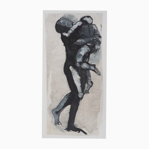 Auguste Rodin, Ternura maternal, grabado, 1897