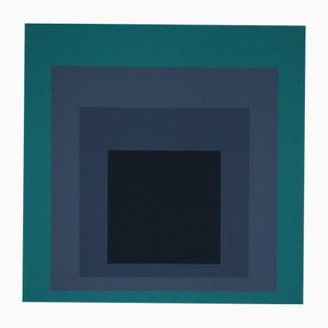 Josef Albers, Hommage an den Platz: Grisaille und Patina, 1971, Original Siebdruck