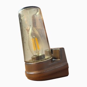 Lámpara de pared modelo 6080 de vidrio ahumado de Sigvard Bernadotte para Ifö