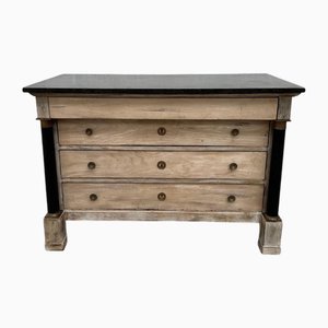 Commode Empire en Chêne Patiné
