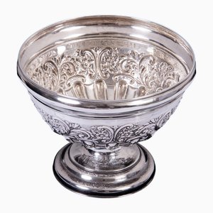 Rose Schale aus Sterling Sterling, 1890er