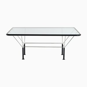 Metal and Glass Coffee Table by Niels Bendtsen