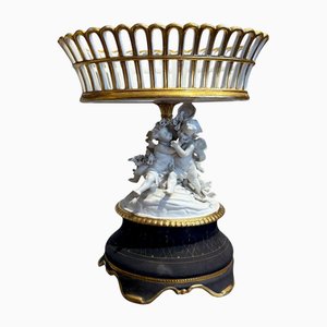 Paris Porcelain Centerpiece with Putti, 1800s