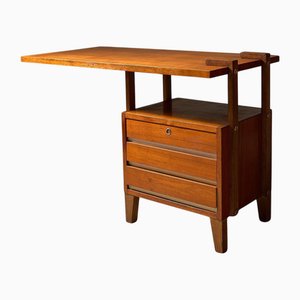 Italian Brutalist Desk with Floating Top, 1970s