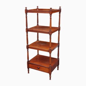 Victorian Four-Tiered Whatnot in Mahogany