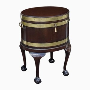 George III Mahogany Lead Lined Wine Cooler