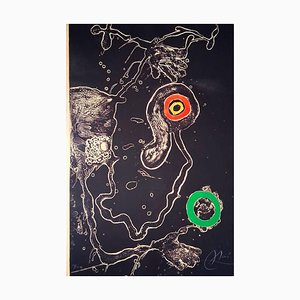 Joan Miró, Barcelona, 1973, Etching