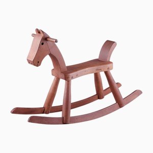 Rocking Horse in Lacquered Beech Wood by Kay Bojesen, 1958