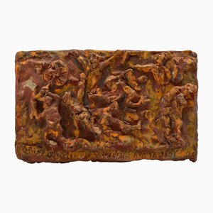 Sirio Pellegrini, Relief, 1960s, Terracotta