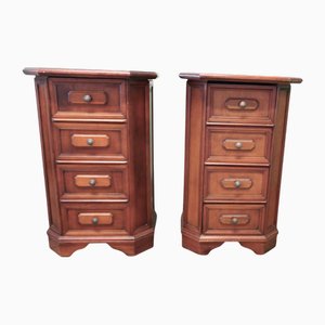 Arts and Crafts Style Nightstands, 1960, Set of 2