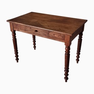 Antique French Country Table in Chestnut, 1800s