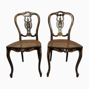 Chaises Nacrées Napoléon III, Set de 2