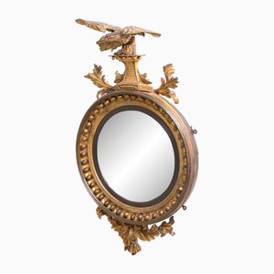 Regency Giltwood Circular Convex Mirror, 1830