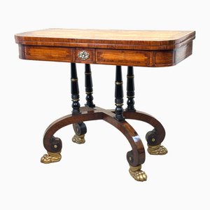Regency Kingwood Card Table, 1825