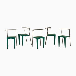 Sedie Dr. Glob di Philippe Starck per Kartell, anni '80, set di 5
