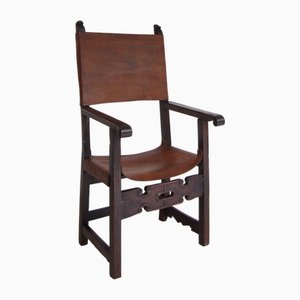 Fauteuil Renaissance en Noyer, Fin du 17ème Siècle