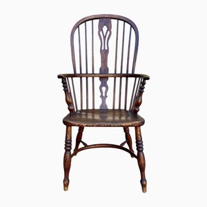 English Windsor Saddle Chair