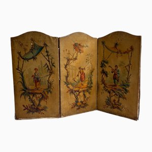 Kleiner Chinoiserie Paravent, 1890er