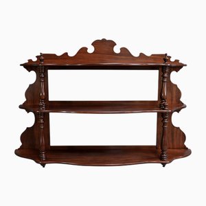 Louis-Philippe Wall Shelf in Mahogany