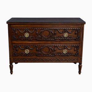 Louis XVI Style Walnut Chest of Drawers