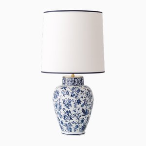 Delft Blue Pottery Table Lamp by Amitābha Studio and Royal Delft, 2010s