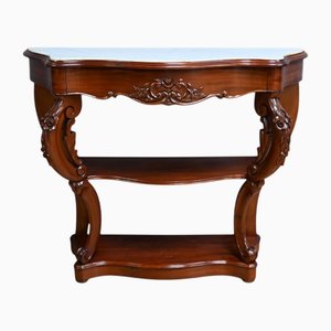 Consolle Napoleone III in mogano