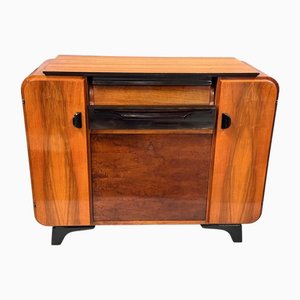 Mueble de gramófono de Jindrich Halabala, años 50