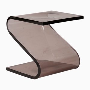 Acrylic Glass Stool by François Arnal Stool, 1970s