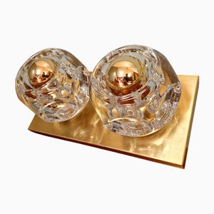 Ice Cube Doppelwandlampe von Peill & Putzler, 1970er