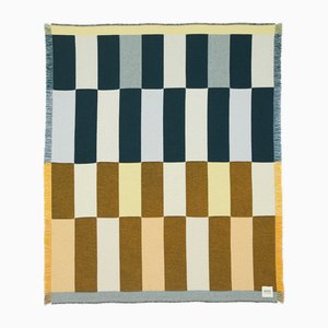 Dash Blanket in Teal and Yellow by Granite + Smoke