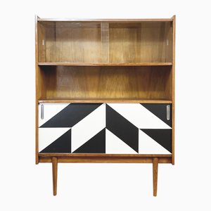 Polish Bookcase with Op Art Motif, 1960