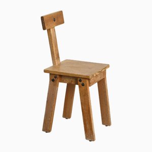 Pierre Guariche zugeschriebener Chalet Chair für La Plagne, 1970er