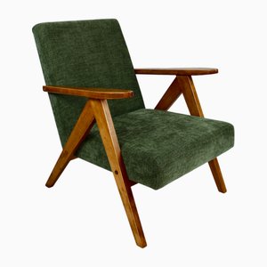 Vintage Olive Green Model B-310 Armchair, 1970s