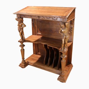 Napoleon III Carved Walnut Music Stand