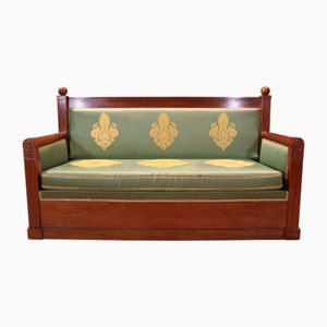 Turkish Empire Sofa with Wood Frame